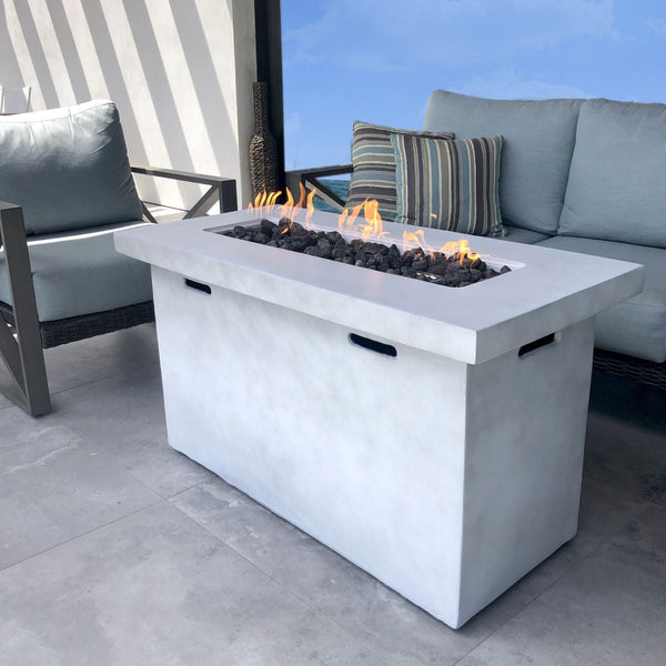 Cozy Concrete Fire Pit Table