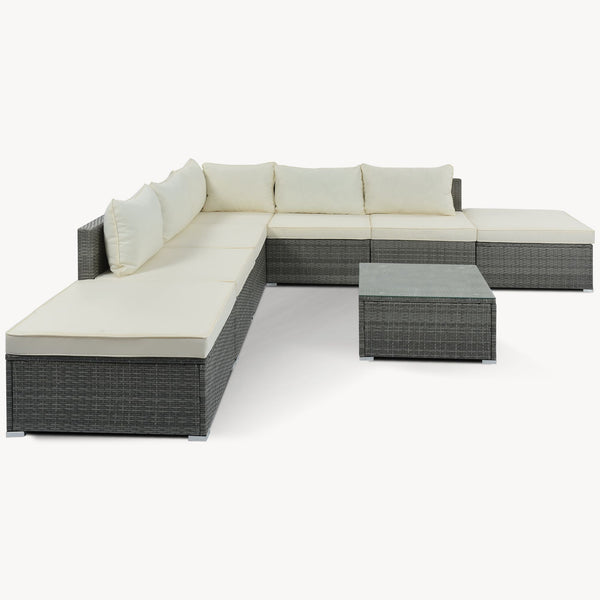 Cozy Outdoor Wicker Sofa Set